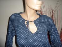 Damen Shirt Esprit blau gepunktet Dots S 36 38 BW Modal 3/4 arm Wandsbek - Hamburg Farmsen-Berne Vorschau