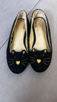 Ballerina Kinderschuhe 26 27 schwarze Katze Kater Bayern - Schwindegg Vorschau