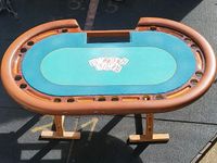 Massiver original Pokertisch aus einem Casino (ohne Füße) Hessen - Hofheim am Taunus Vorschau