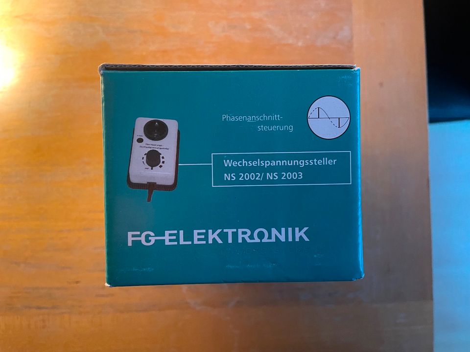 Wechselspannungssteller NS 2002 / NS 2003 der Firma FG-ELEKTRONIK in Mülheim (Ruhr)