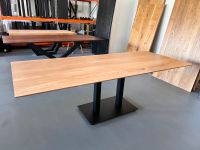Esstisch Eiche Schweizer Kante Doppeltischsäule massivholz Tisch Nordrhein-Westfalen - Herford Vorschau
