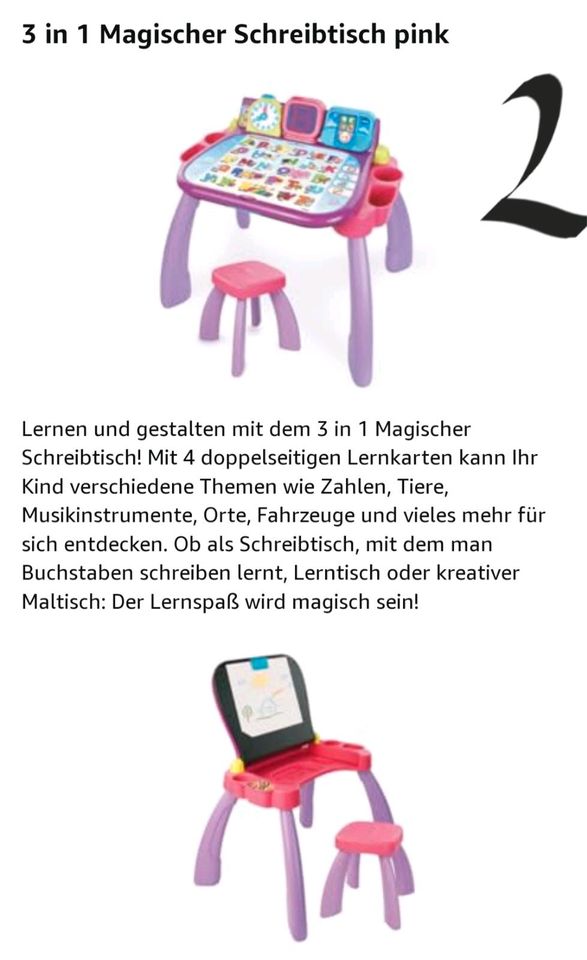 Vtech lerncomputer 3 in 1 computertisch in Willich