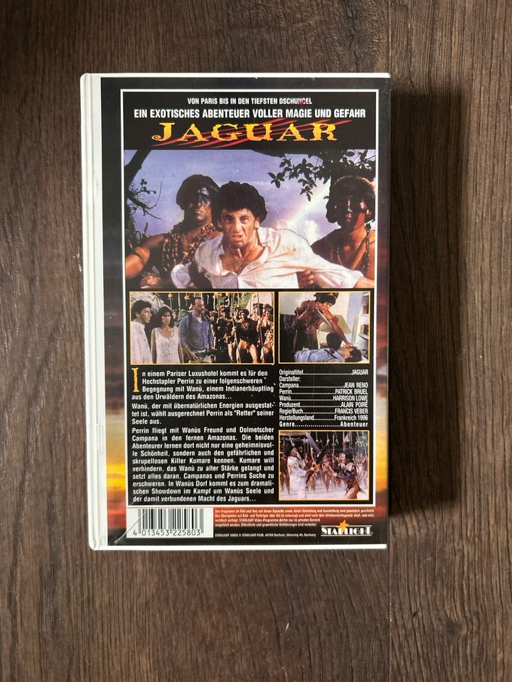 VHS Videokassette Jaguar Jean Reno Startlight in Spenge