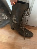 Trachten Lederstiefel Leder Stiefel zu Dirndl 39 Schuhe Pumps Niedersachsen - Wolfsburg Vorschau