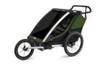 Thule Chariot Cab 2 Cypress Green MIT Jogging Kit2 20201302 NEU Bayern - Estenfeld Vorschau