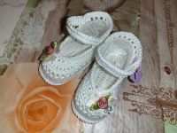 Verkaufe hier handgefertigte Babyschuhe Nordrhein-Westfalen - Rahden Vorschau