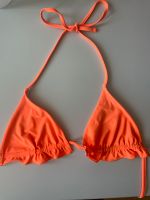 Schönes Triangel Bikini Oberteil mit Rüschen neon orange neu München - Ramersdorf-Perlach Vorschau