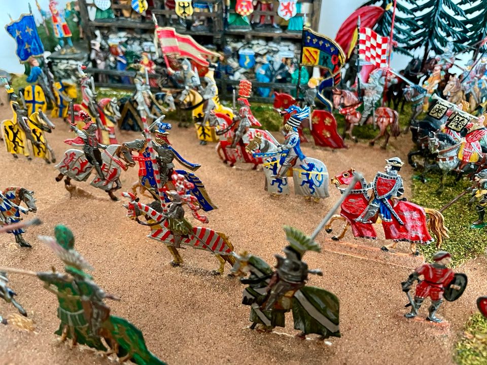 Diorama Zinnfiguren Ritter in Düsseldorf