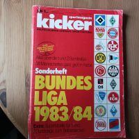 Kicker Sonderheft Bundesliga 1983 / 84 Kreis Pinneberg - Tornesch Vorschau