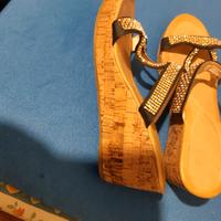DA. PANTOLETTE GR. 41 SCHWARZ GOLD Neuhausen-Nymphenburg - Neuhausen Vorschau