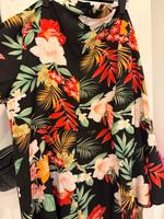 Kleid mit Gürtel, Blumen Muster, Volant Ärmel Dortmund - Innenstadt-Nord Vorschau