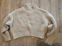 H&M kurz geschnittener dicker Strickpullover, beige, L Niedersachsen - Stadthagen Vorschau
