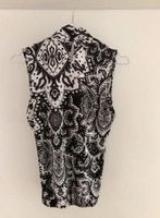 Top - Schwarz/Weiß - Paisley-Muster - Gr. S Hessen - Wetzlar Vorschau