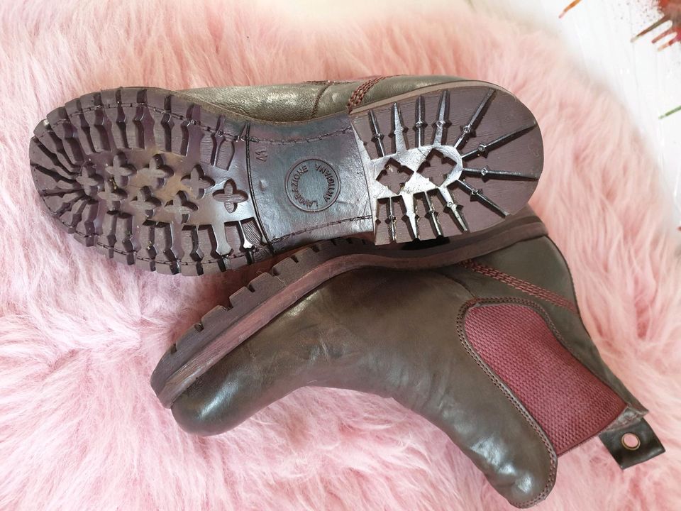 ❤ NEUE SOMMERKIND Chelsea Boots ♡ 41 ♡ NO BLUNDSTONE ♡ LEDER ❤️ in Wees