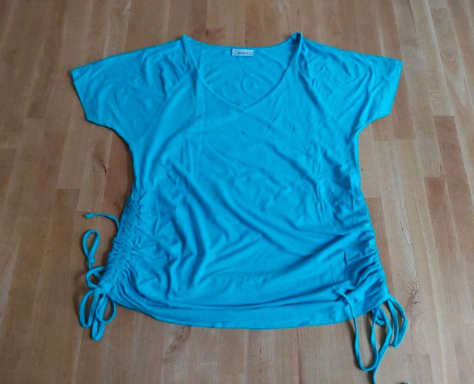 3 Umstands-Shirts, rot, türkis, schwarz, 36-38, je 3 € in Dresden