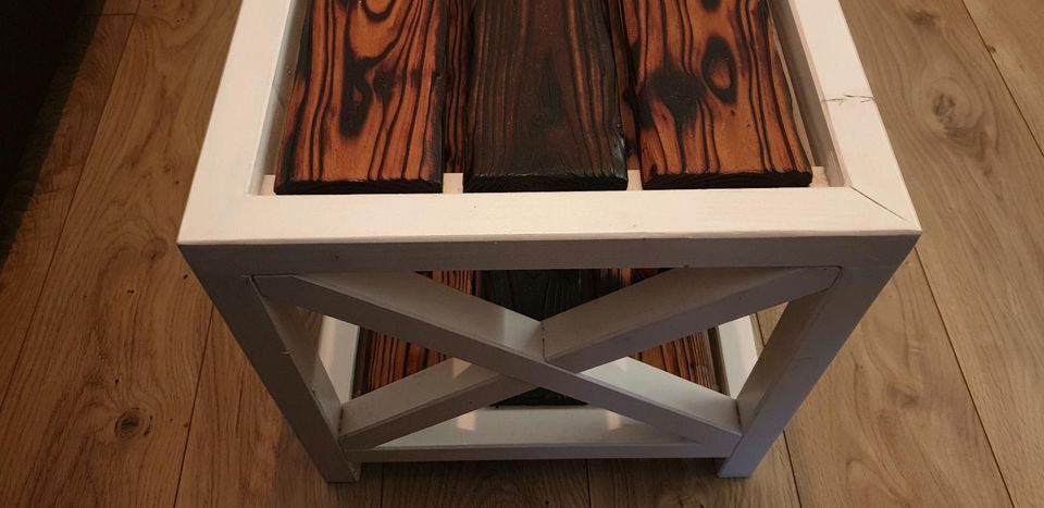Holz Couch Tisch | Shabby | Landhaus in Wakendorf II