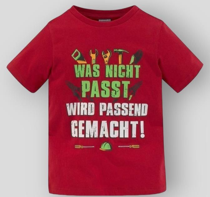 Kidsworld T-Shirt Lustiger Kleinanzeigen jetzt | Größe in 92 Gr. eBay kaufen - Nordrhein-Westfalen ist Spruch, Bottrop Kleinanzeigen | 92 Babykleidung