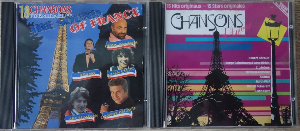 2 Chanson CDs - The sound of france - Chansons d'Amour in Grassau