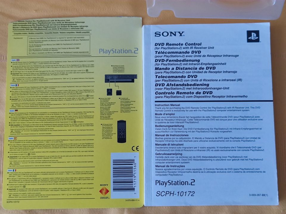 Playstation 2 PS2 Fernbedienung MIT CD OVP Memory Card in Kelsterbach