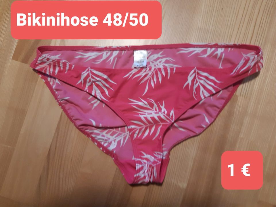 Bikinihose 48/50 (1€), Hose 42 (3€) in Windeck