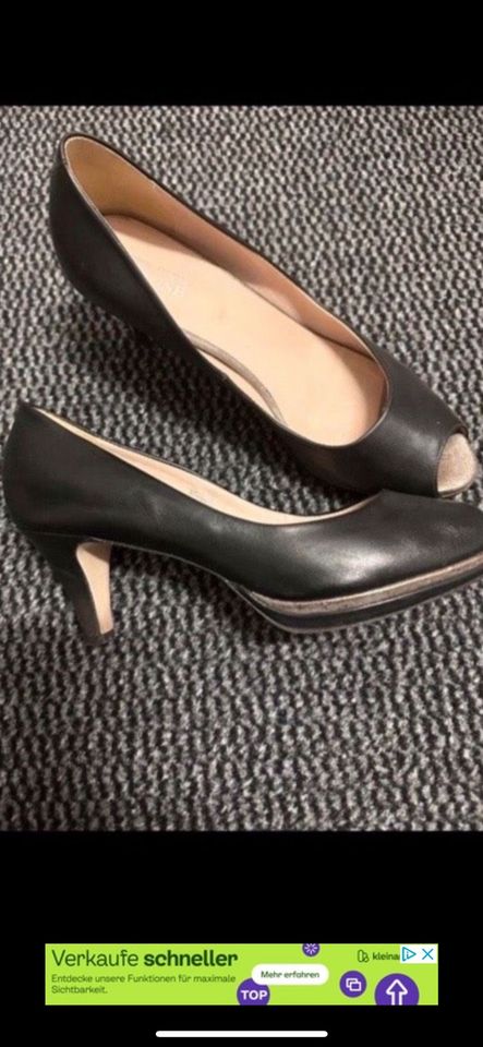 PIER One Pumps Plateau Schuhe Gr. 40 schwarz NEUWERTIGE in Lüchow