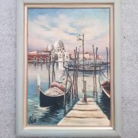 GEMÄLDE VENEDIG ÖL/LEINWAND 80er GERAHMT 69x55cm Berlin - Charlottenburg Vorschau