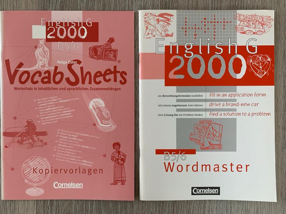 9. + 10. Klasse, English G 2000, Vokabelheft KV Wordmaster  B5/6 in Elze