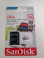 Scan Disk Ultra micro SDHC UHS-I Card mit Adapter 32GB Neu Düsseldorf - Hassels Vorschau