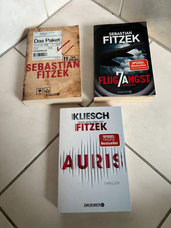 3 x Sebastian Fitzek Bücher im Set in Wolfhagen 