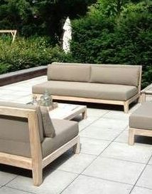 Sitzgruppe Sofa Outdoor Lounge Couch Gartensitzgruppe Teakholz in Pfullendorf