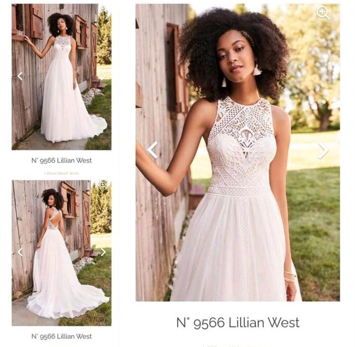 Boho Brautkleid zu verkaufen Justin Alexander | Lillian West 9566 in Bietigheim