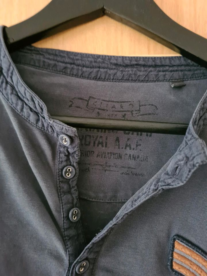 Kitaro Superior Aviation Oberteil Langarmshirt Pullover Größe L in Selm