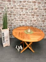 Tisch rund Teak 120 cm klappbar Neuware Schleswig-Holstein - Bad Segeberg Vorschau