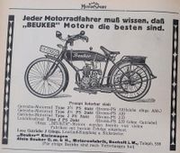 GESUCHT: Alois / Aloys Beuker Motor / Motorrad 1920er Jahre Duisburg - Duisburg-Mitte Vorschau