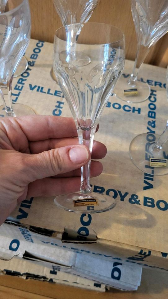 Villeroy & Boch Milano 6 Süßwein Portwein Gläser in Großbottwar