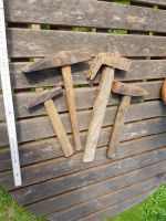 Werkzeug antik Hammer gepunzt 4 Stück für 10€ Sachsen - Oppach Vorschau
