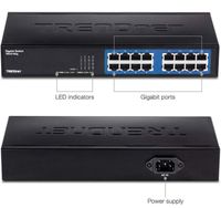 TRENDNET TEG-S16DG Gigabit Switch *** NEU | OVP *** Annaberg-Buchholz - Mildenau Vorschau