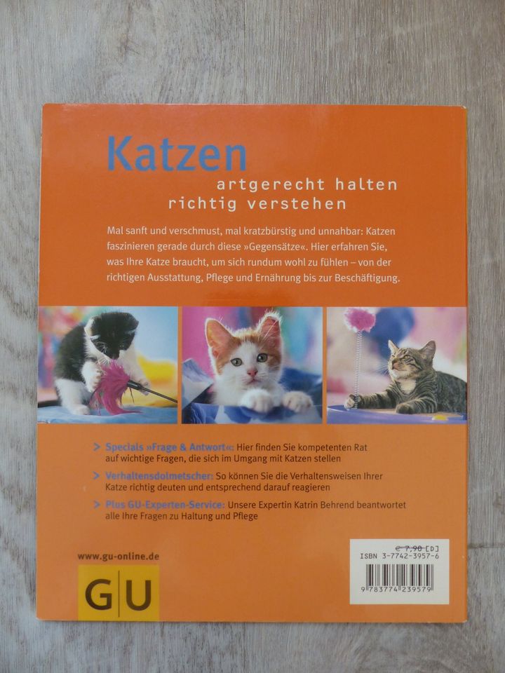 GU Katzen Tierratgeber ~ Behrend ~ ISBN 3-7742-3957-6 in Kölleda