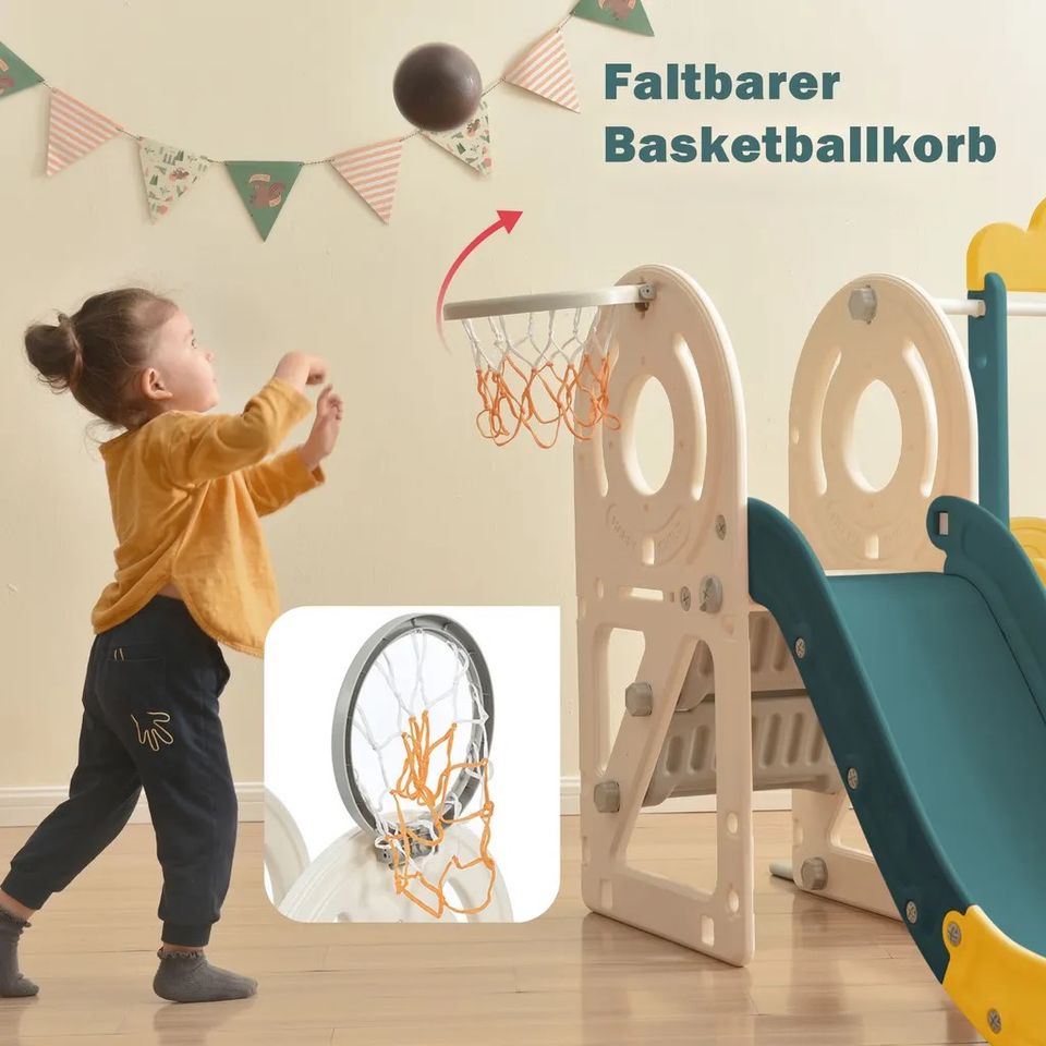 Kinderrutsche Neu Kinderspielzeug Gartenrutsche Basketball Kinder in Hamburg