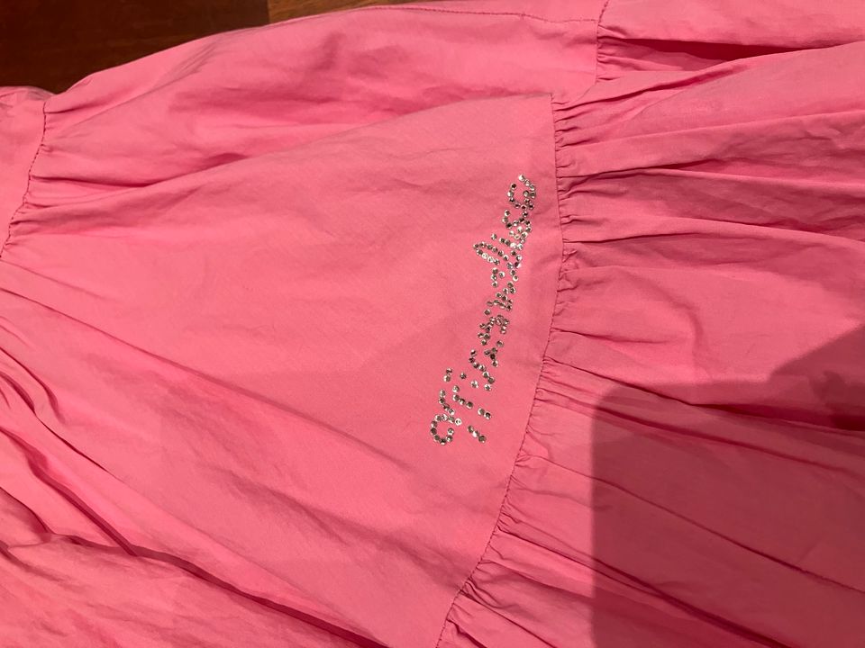 Monnalisa Kleid pink Glitzer Gr 122 7 J in Regenstauf