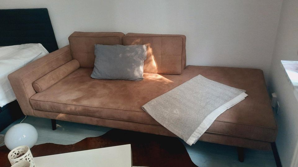 Sofa Couch Recamiere Norrwood Vagnas braun Latte Macchiato NEU in Essen