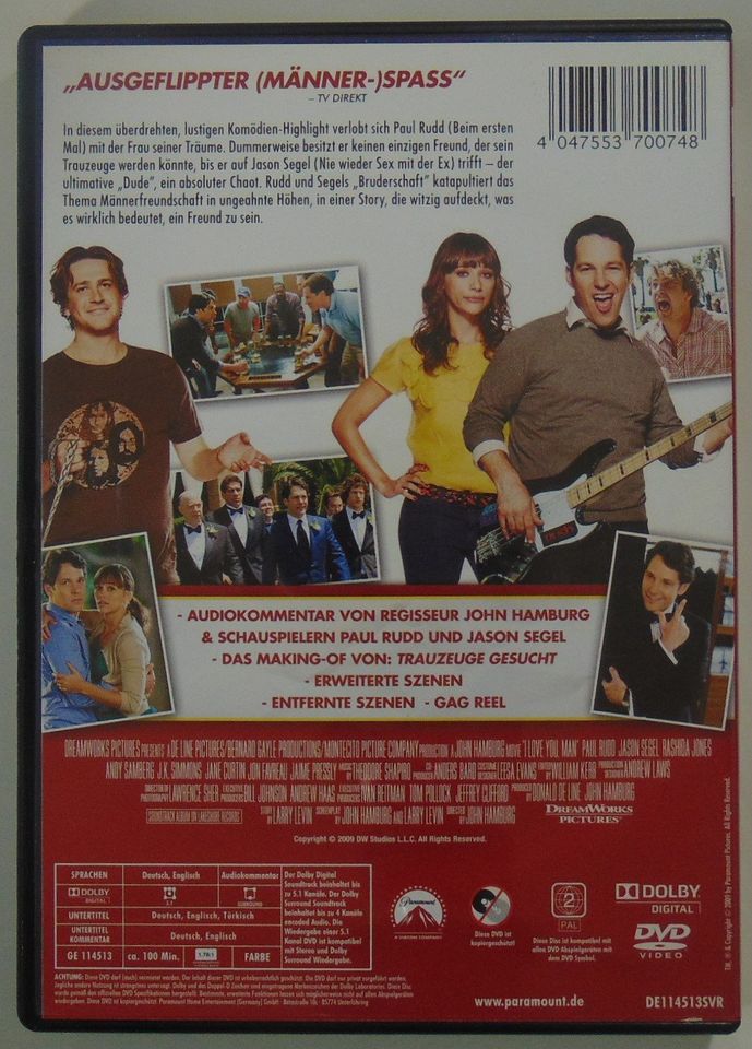 DVD Trauzeuge gesucht - Paul Rudd + Jason Segel in Dülmen