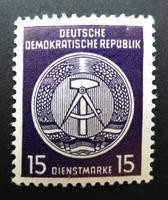 Briefmarke / Dienstmarke DDR 15 Pfennig - POSTFRISCH Baden-Württemberg - Oberstenfeld Vorschau