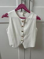 Weste H&M gold weiß NEU 36 S Hessen - Büdingen Vorschau