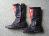 Motorradstiefel Echtleder Handarbeit DDR Gr.40 v. Germina Dippold Sachsen - Wittgensdorf Vorschau