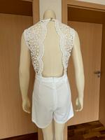 Jumpsuit mit Spitze weiß Bayern - Regensburg Vorschau