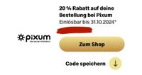 Pixum 20% Rabatt gültig bis 31.10.2024 Baden-Württemberg - Untereisesheim Vorschau