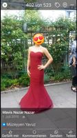 Rotes figurbetontendes Abendkleid West - Nied Vorschau