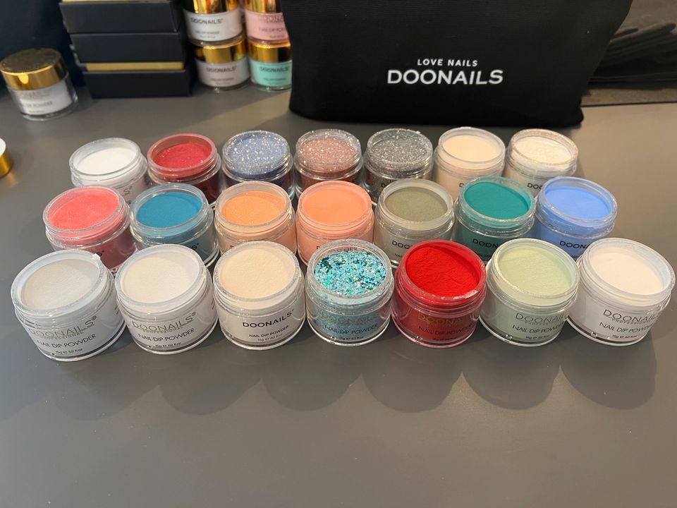 Doonails Powder viele Farben / 1-2 x benutzt in Friedrichsthal