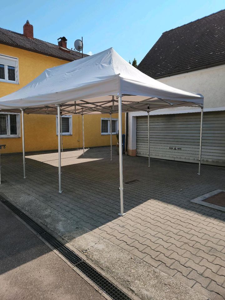 Partyzelt Festzelt Pavillon 4x8m mieten leihen ausleihen in Dillingen (Donau)